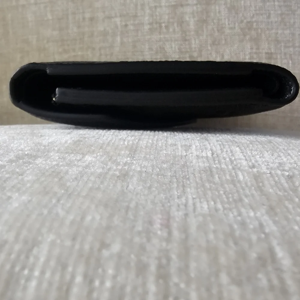 Louis Vuitton Black Embossed Monogram Compact Wallet
